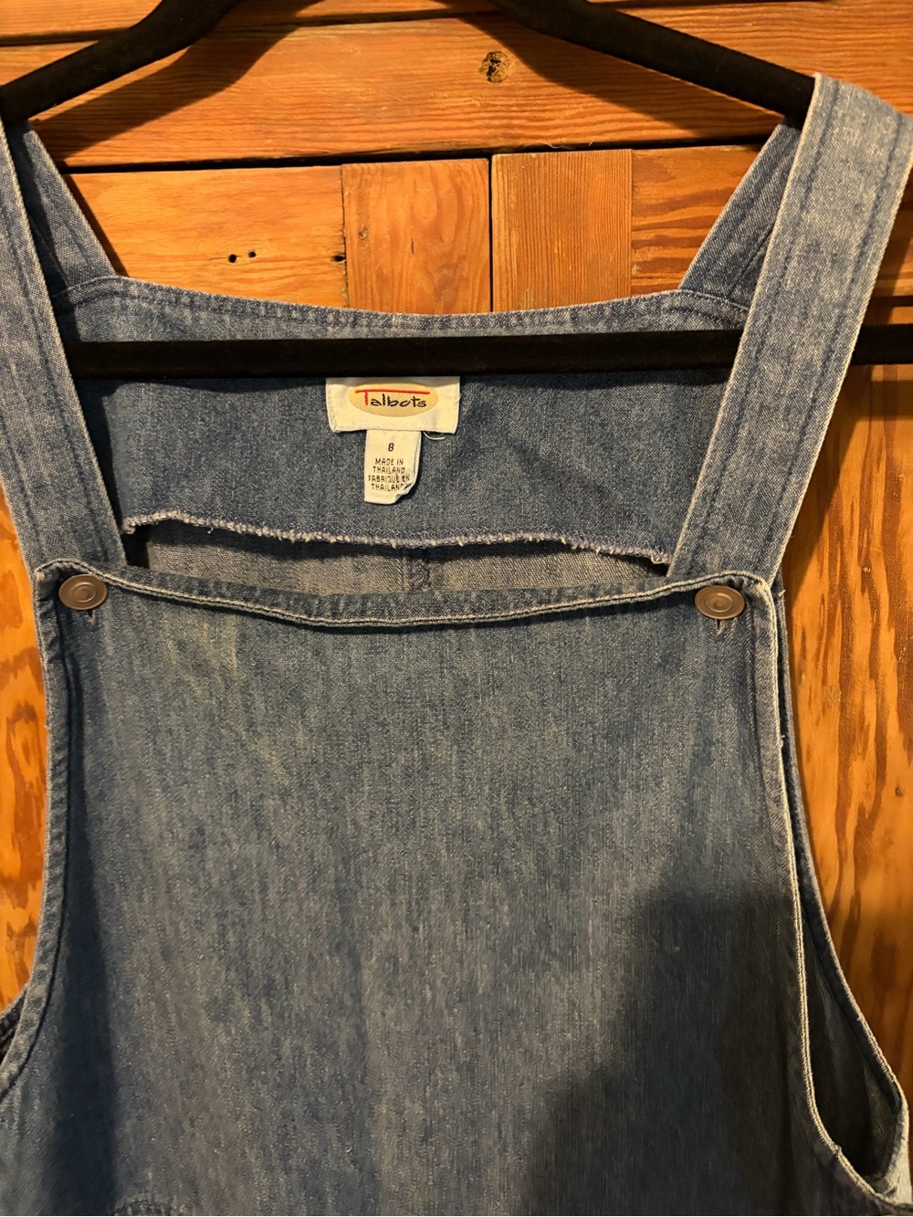 Talbots Blue Denim Pinafore Maxi Dress. Women’s size 8. Very good condition. - Picture 4 of 7